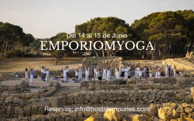 Yoga en el yacimiento de Empúries